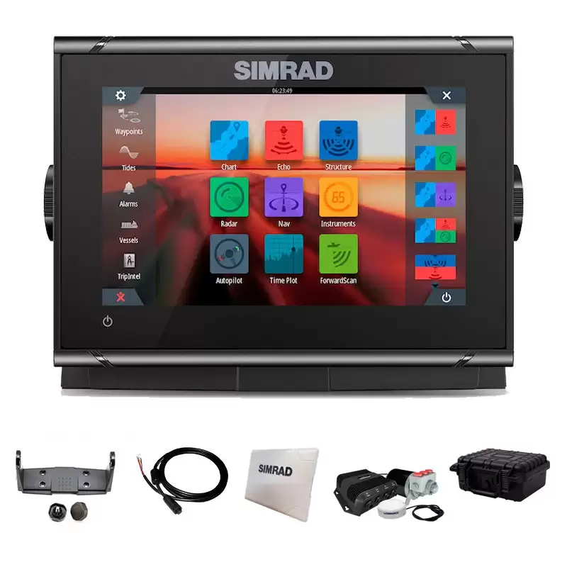 Simrad GO7 XSR + Piloto Automático Hidraulico| GPS Náutico®