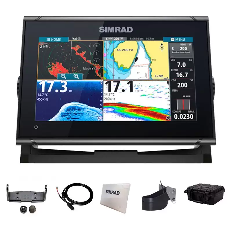 Simrad GO9 XSE + Transductor CHIRP Airmar TM185M ➞ GPS Náutico®
