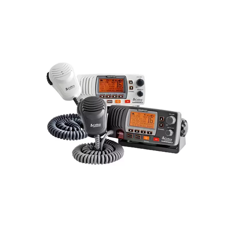 Cobra Emisora VHF MR F77 con DSC, GPS