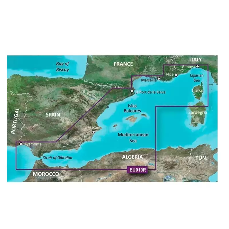 Cartografia【Garmin Bluechart G3 Visión REGULAR】➞ GPS Náutico