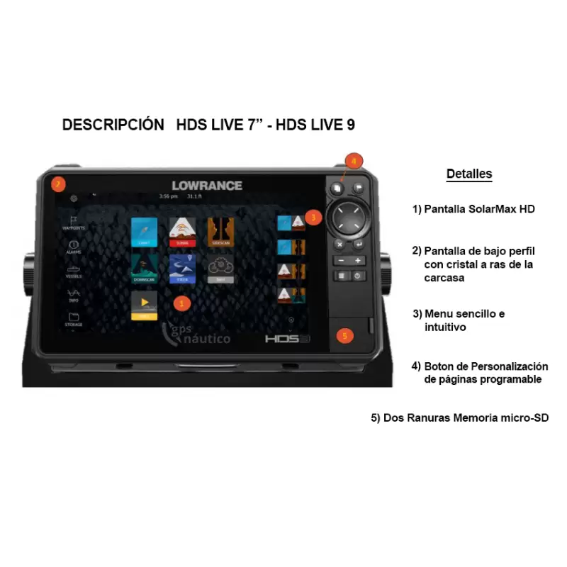 Pack Lowrance HDS 12 LIVE + Radar HALO24【Pack Lowrance】- GPS Náutico