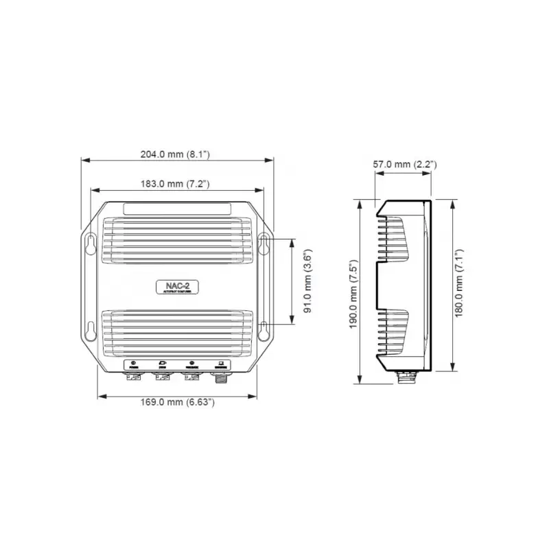 Pack Piloto Automatico Simrad AP44 VRF M Capacidad Media