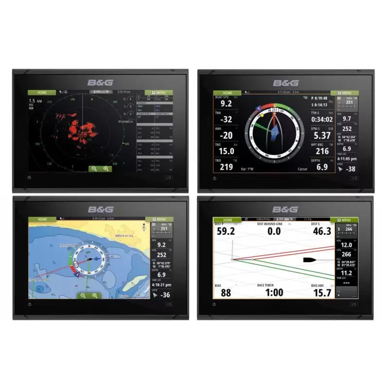 B&G Vulcan 9 FS Sonda GPS Plotter