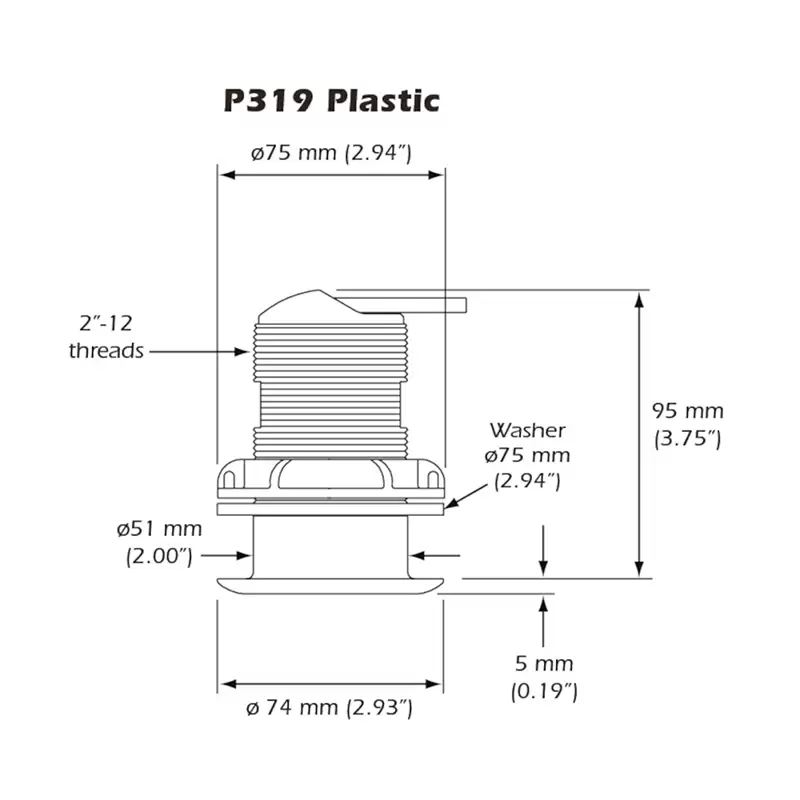 transductor airmar p319