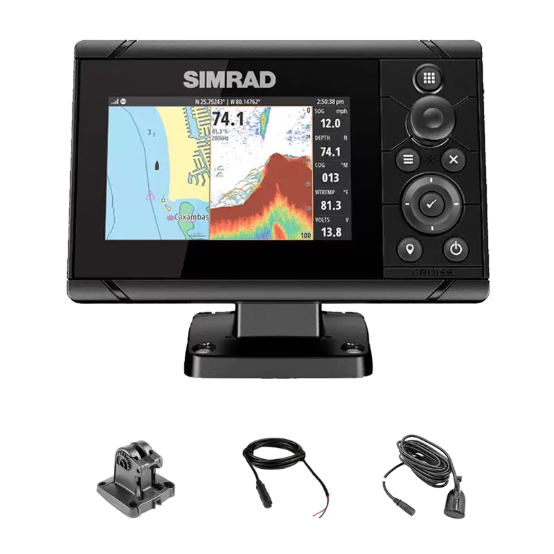 Simrad Cruise 5" 83/200 kHz Sonda GPS Plotter