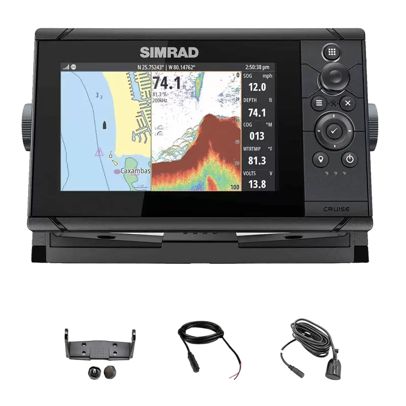 Simrad Cruise 7" 83/200 kHz Sonda GPS Plotter