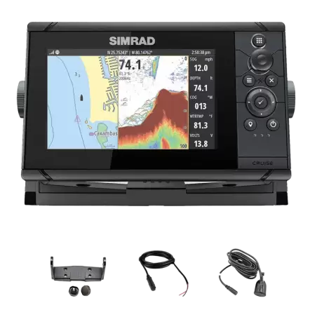 Simrad Cruise 7" 83/200 kHz Sonda GPS Plotter