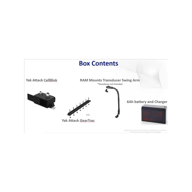 Kit Portátil Sondas Lowrance Kayak