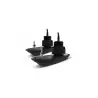 Pack 2 transductores Raymarine RV-312 pasacascos 12º
