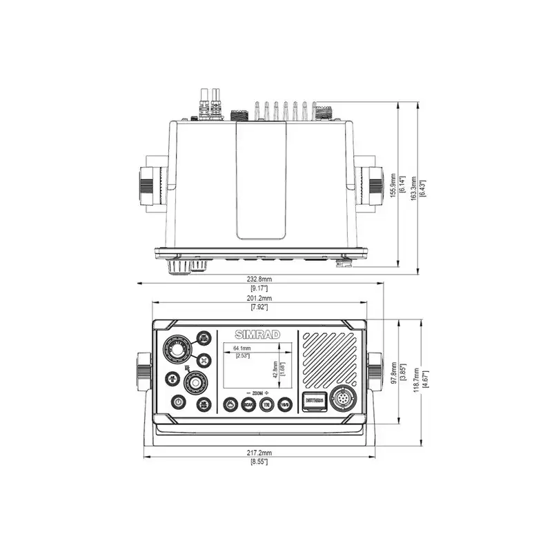 Emisora VHF Simrad RS40-B