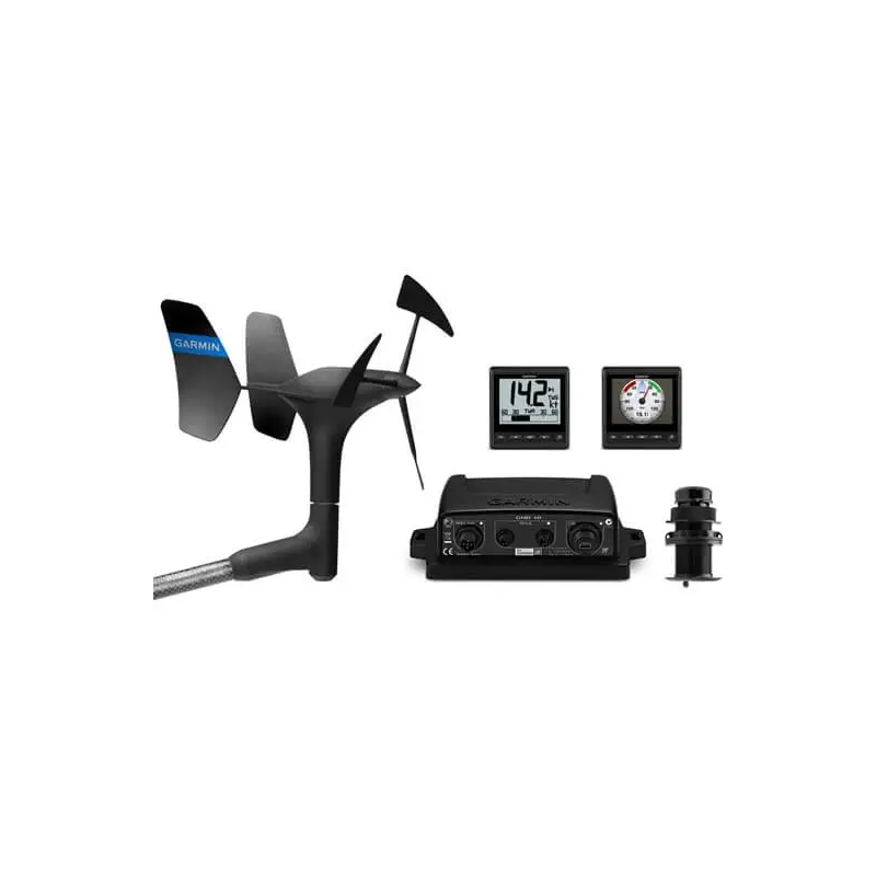 Garmin Pack gWind 52 Navegación - Display GNX Wind + Sensor de Viento gWind (cable) + GNX 20 + Triducer DST810 -