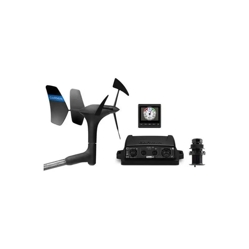 Garmin Pack gWind 52 Navegación - Display GNX Wind + Sensor de Viento gWind (cable) + GNX 20 + Triducer DST810 -